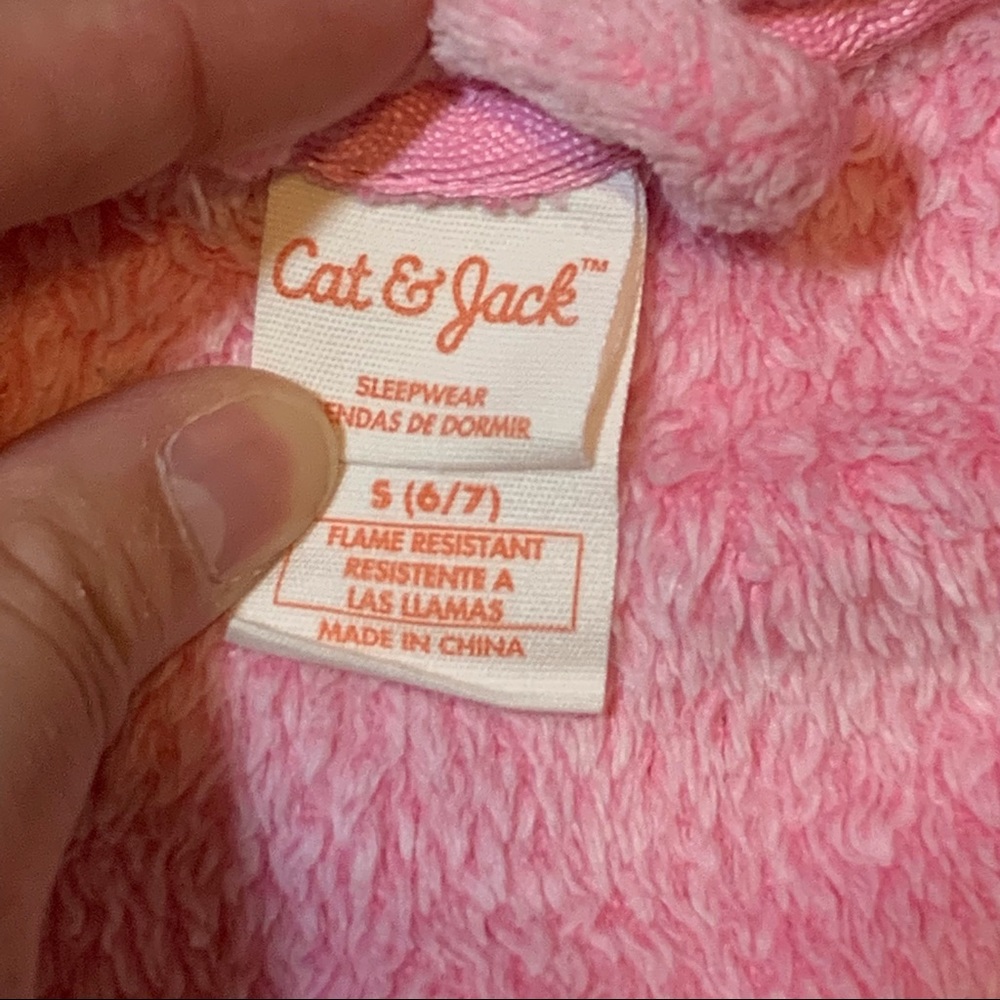 Pink Heart Girls Robe - Picture 2 of 3